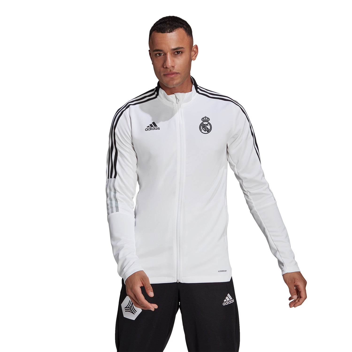 Mens adidas Training TTS Track Top White