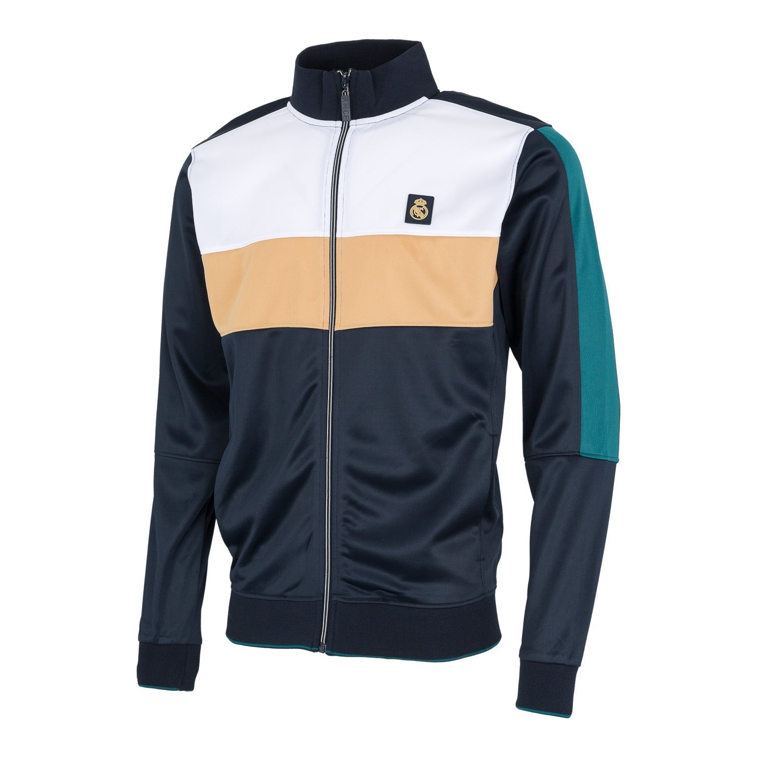 Mens Track Top Navy/Sand