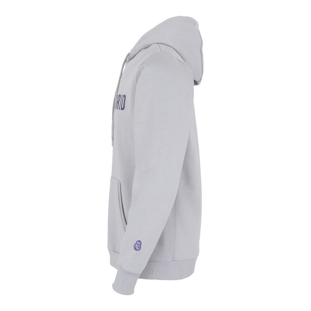 Mens Text Hoody Grey/Purple