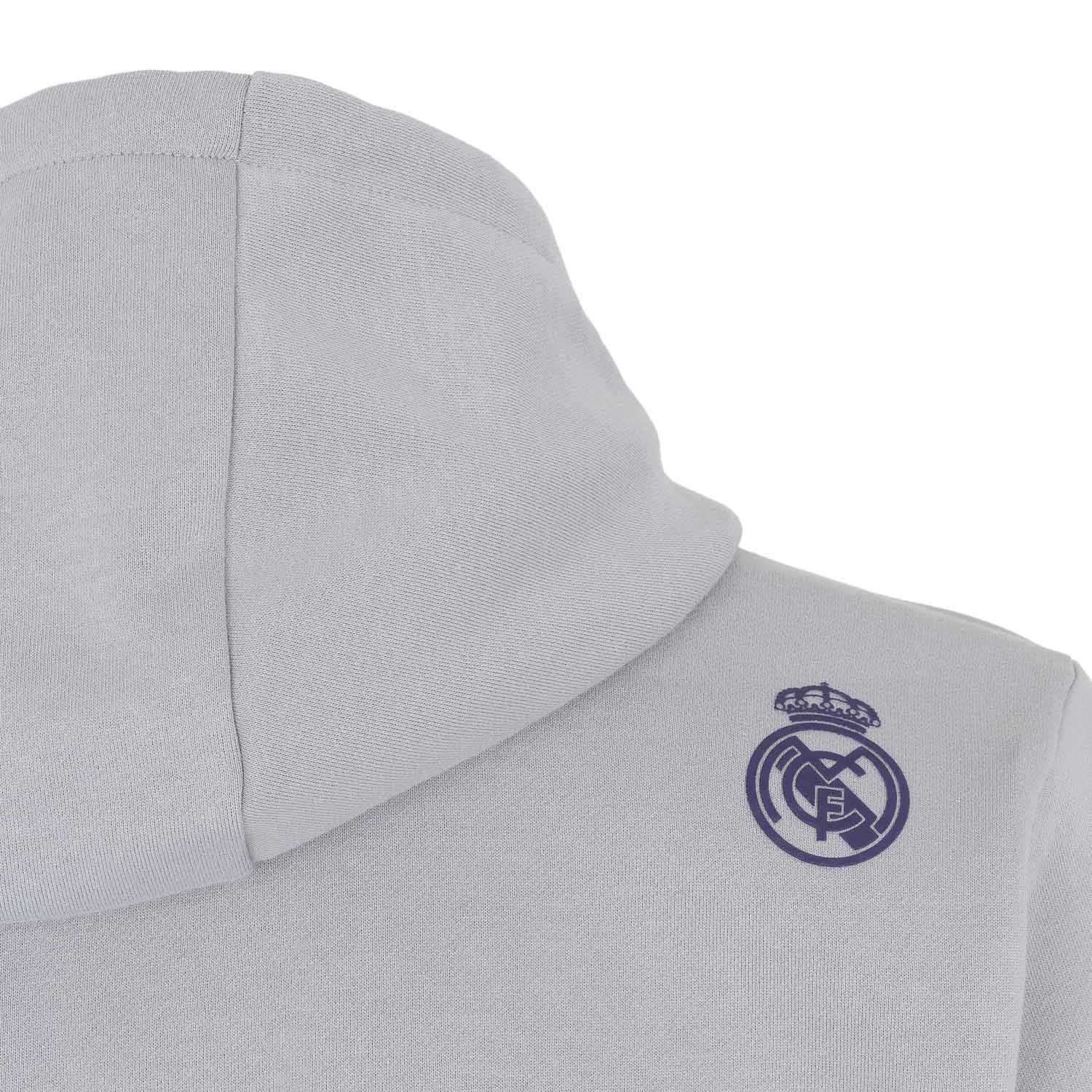 Mens Text Hoody Grey/Purple