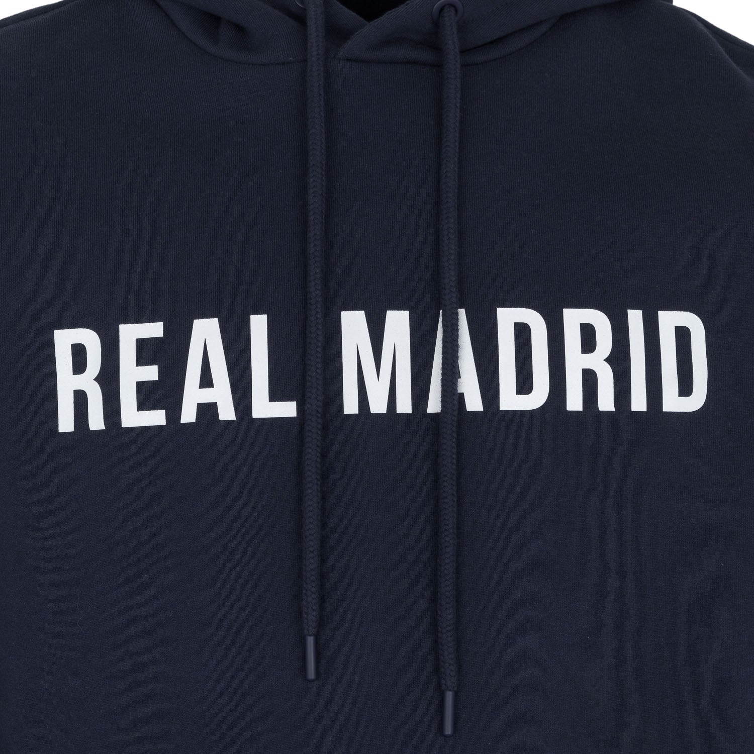 Mens Text Hoody Navy/White