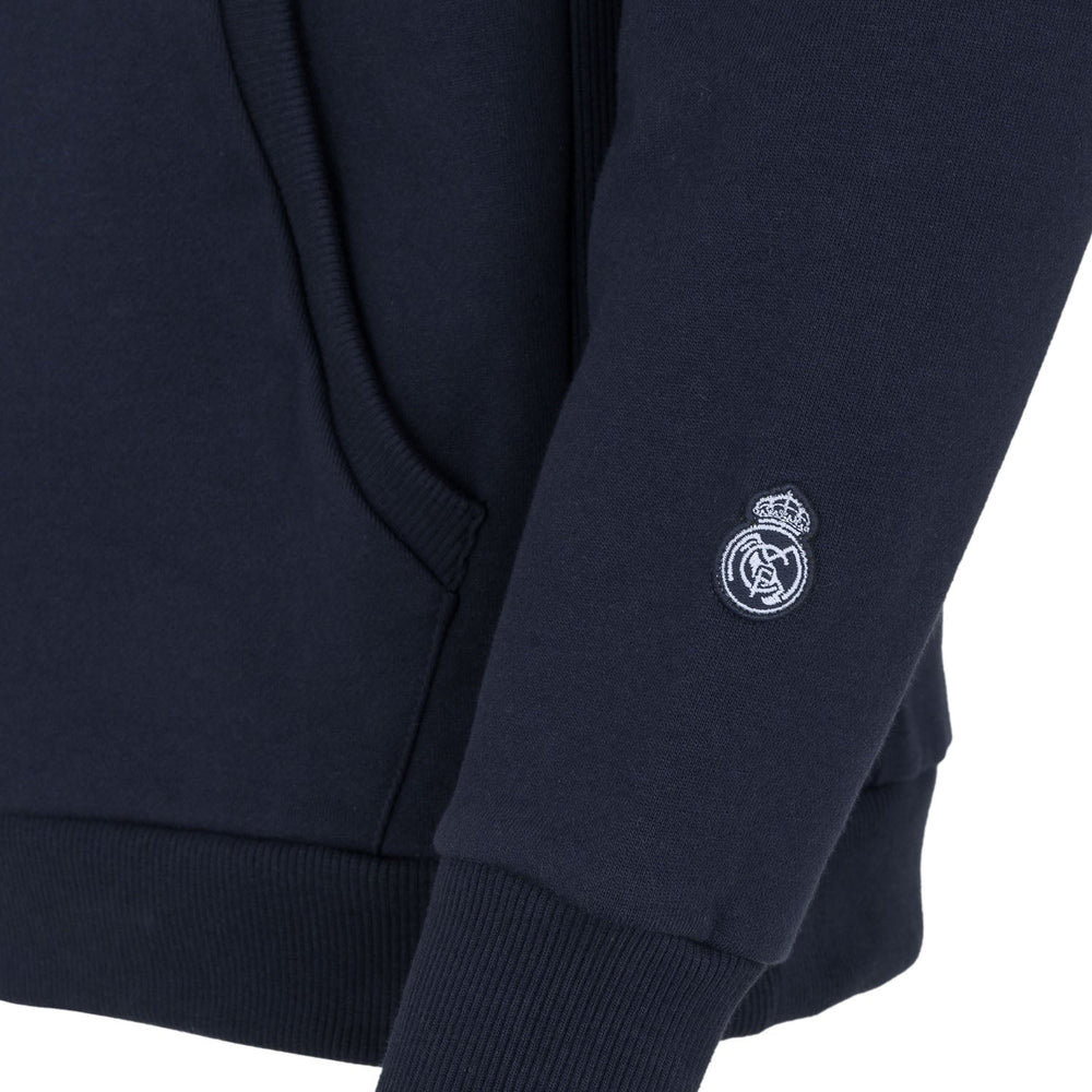 Mens Text Hoody Navy/White