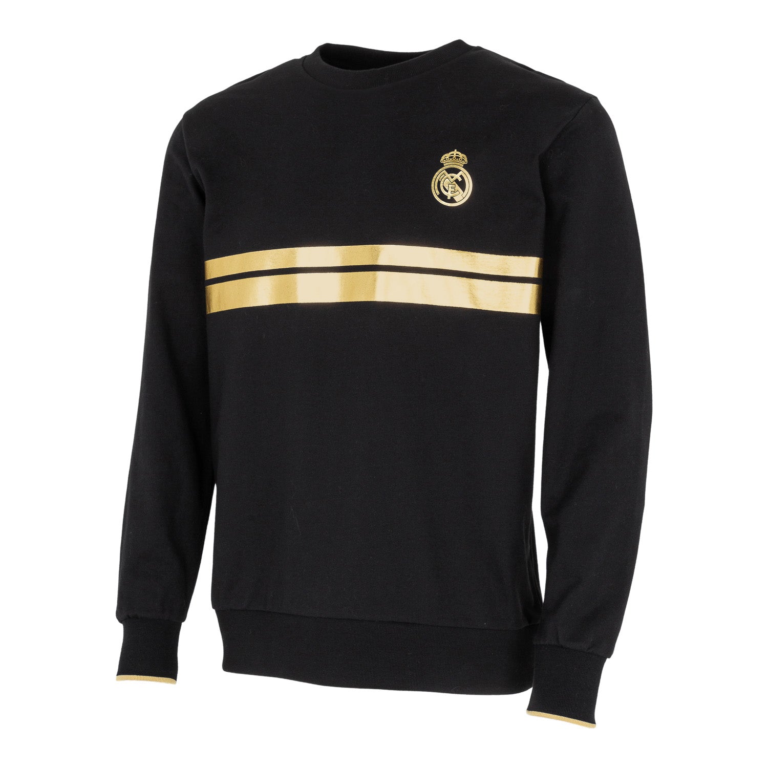 Mens Black & Gold Crew Sweatshirt – The Official Real Madrid CF