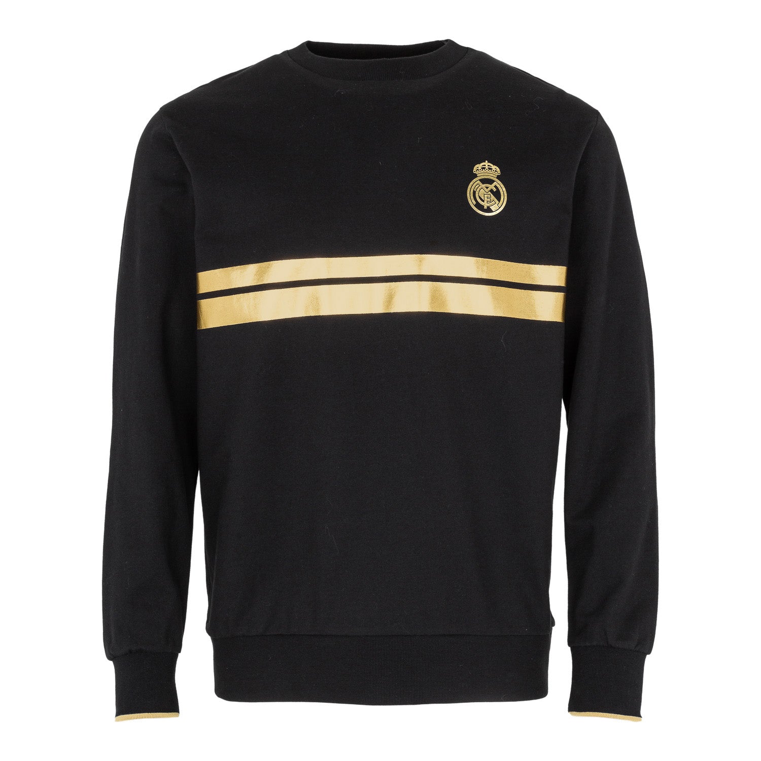 Mens Black & Gold Crew Sweatshirt