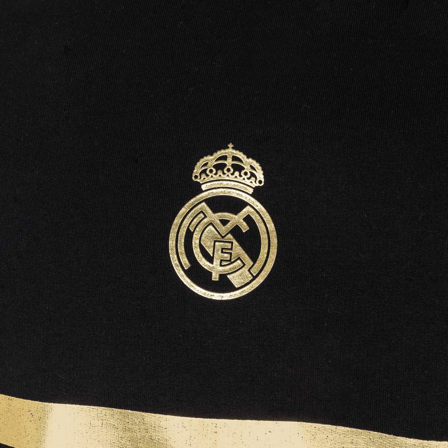Mens Black & Gold Crew Sweatshirt – Official Real Madrid Store