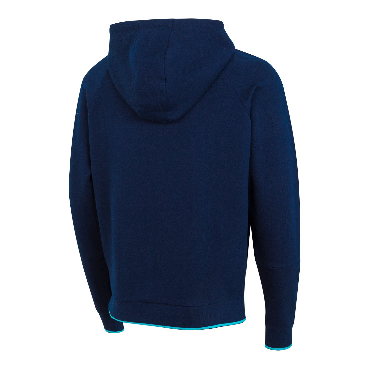 Madrid Sky Mens 1/4 Zip Hooded Sweat Navy