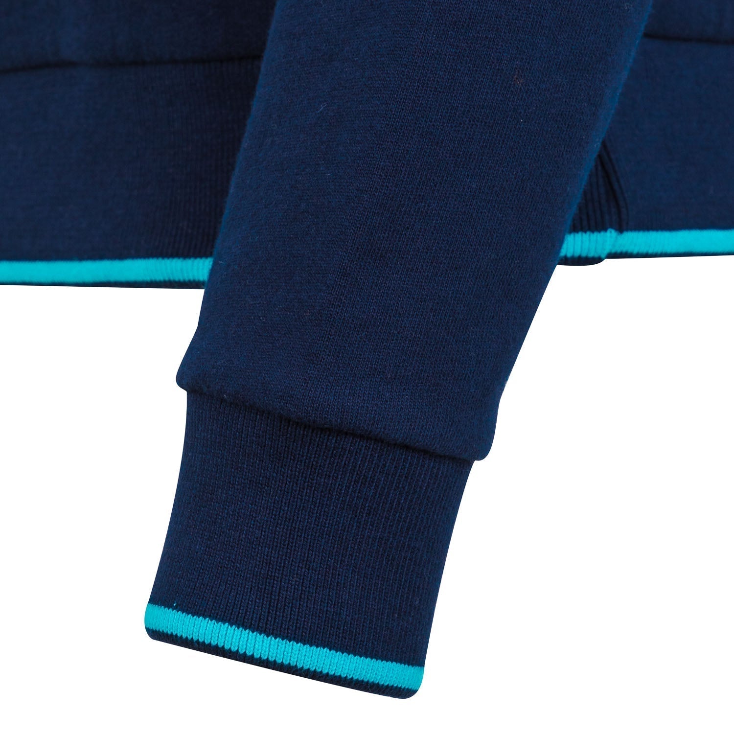 Madrid Sky Mens 1/4 Zip Hooded Sweat Navy