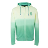 Sweat à capuche zippé homme Sunset Festival dip dye Blanc