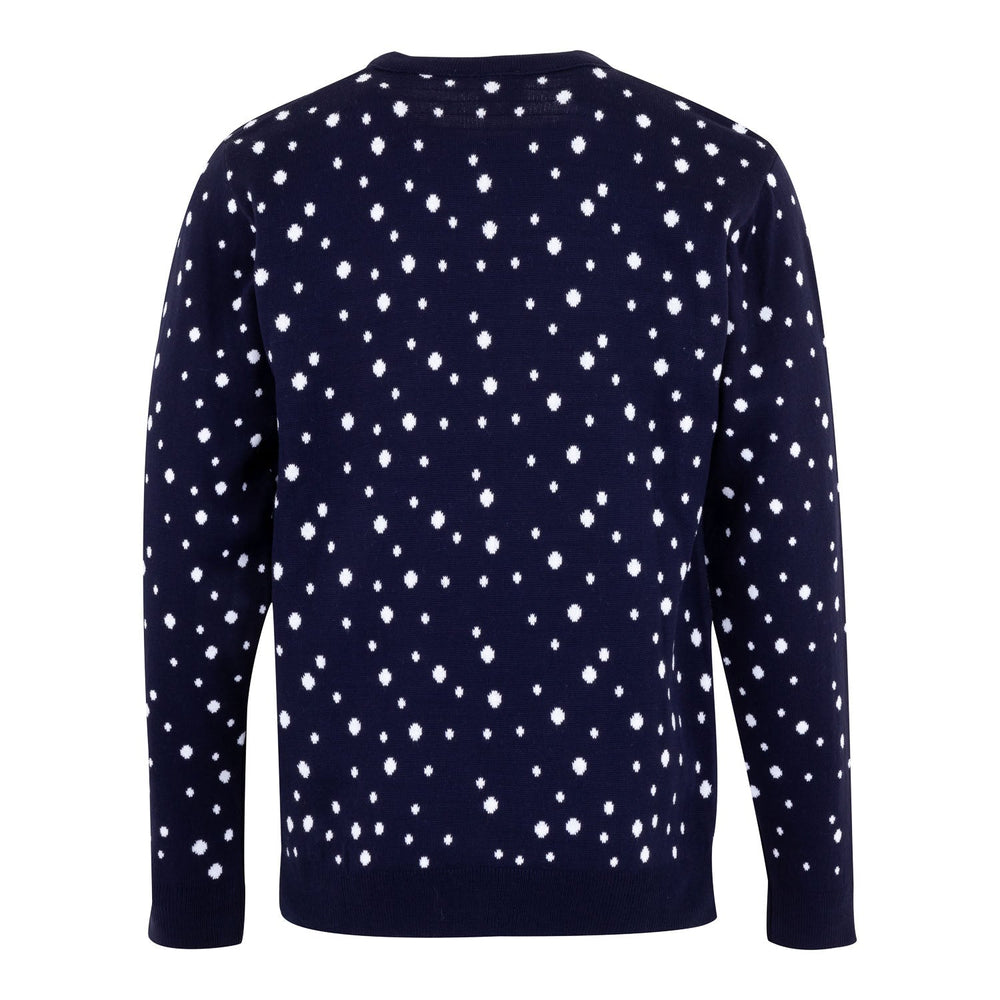 Mens Christmas Sweater Ski Penguin