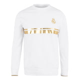 Sweat col rond homme Blanc & Or