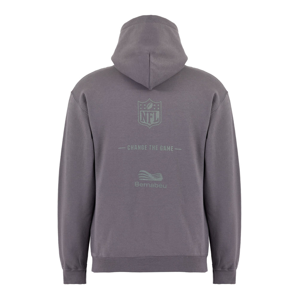 Sweat à Capuche Homme Bernabéu x NFL Coton Gris