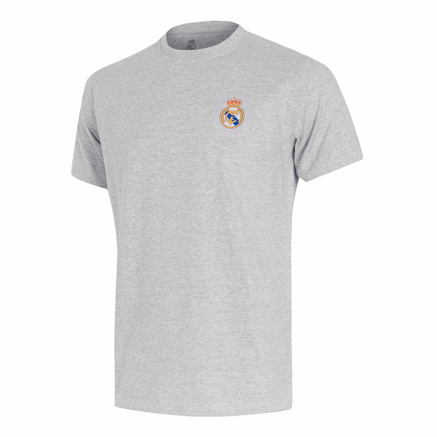 Mens Essentials Color Crest T-Shirt Light Grey
