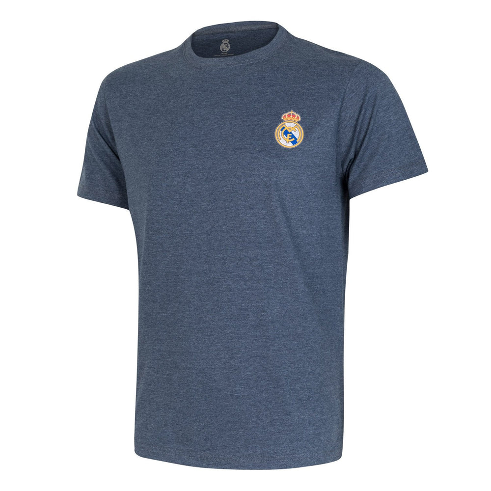 Mens Essentials Color Crest T-Shirt Blue Blend