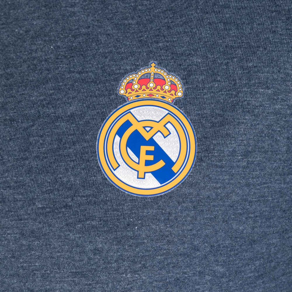 Mens Essentials Color Crest T-Shirt Blue Blend