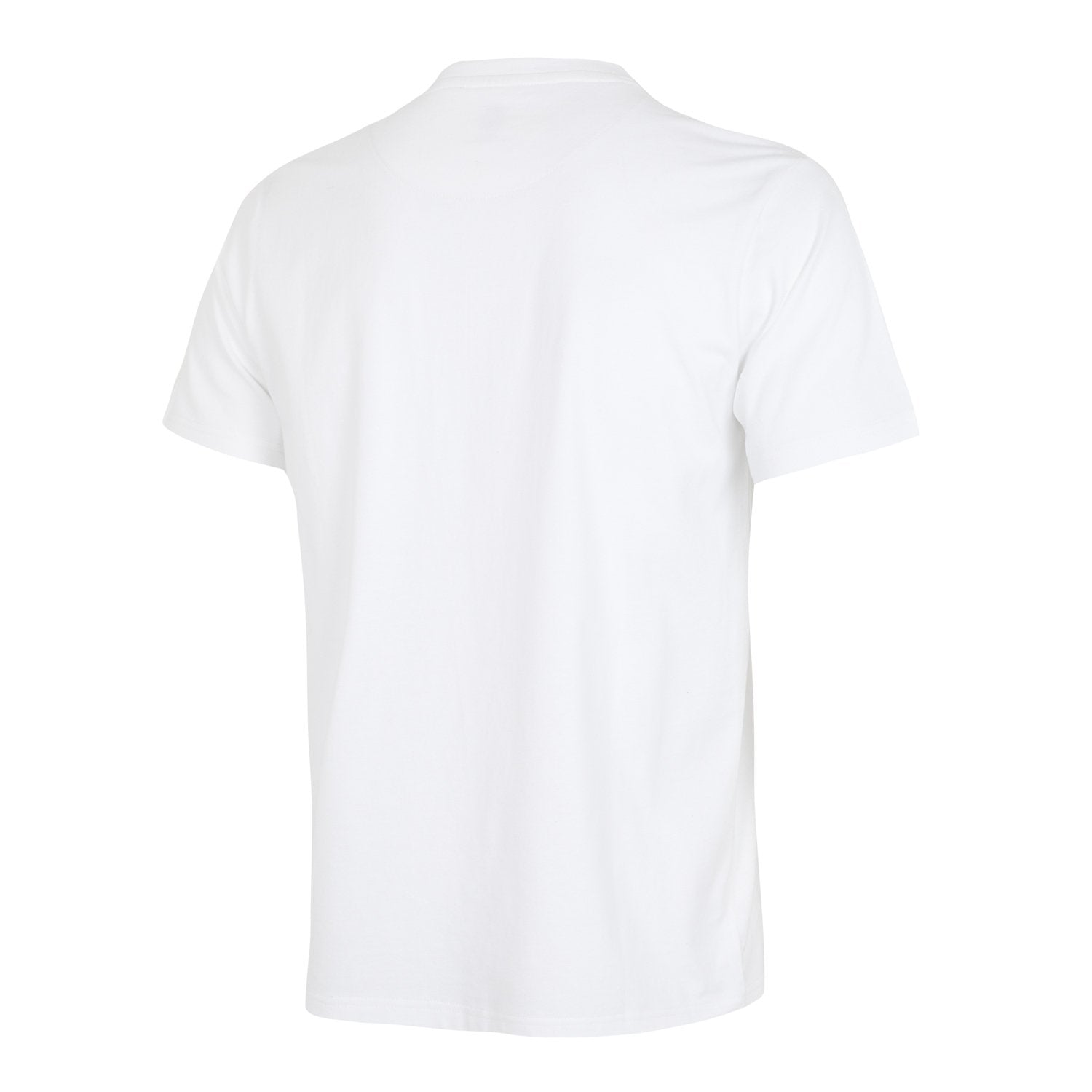 Mens Essentials Monocolor Crest T-Shirt White