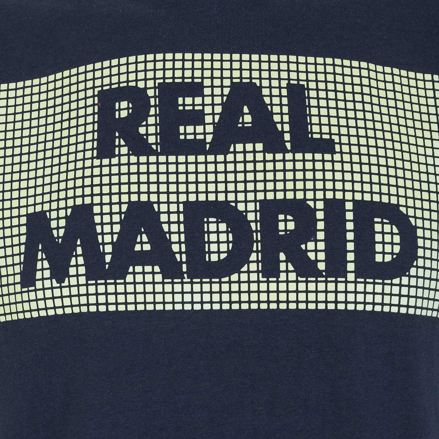 Mens Raised Rubber Text T-Shirt 1902 Navy Mint