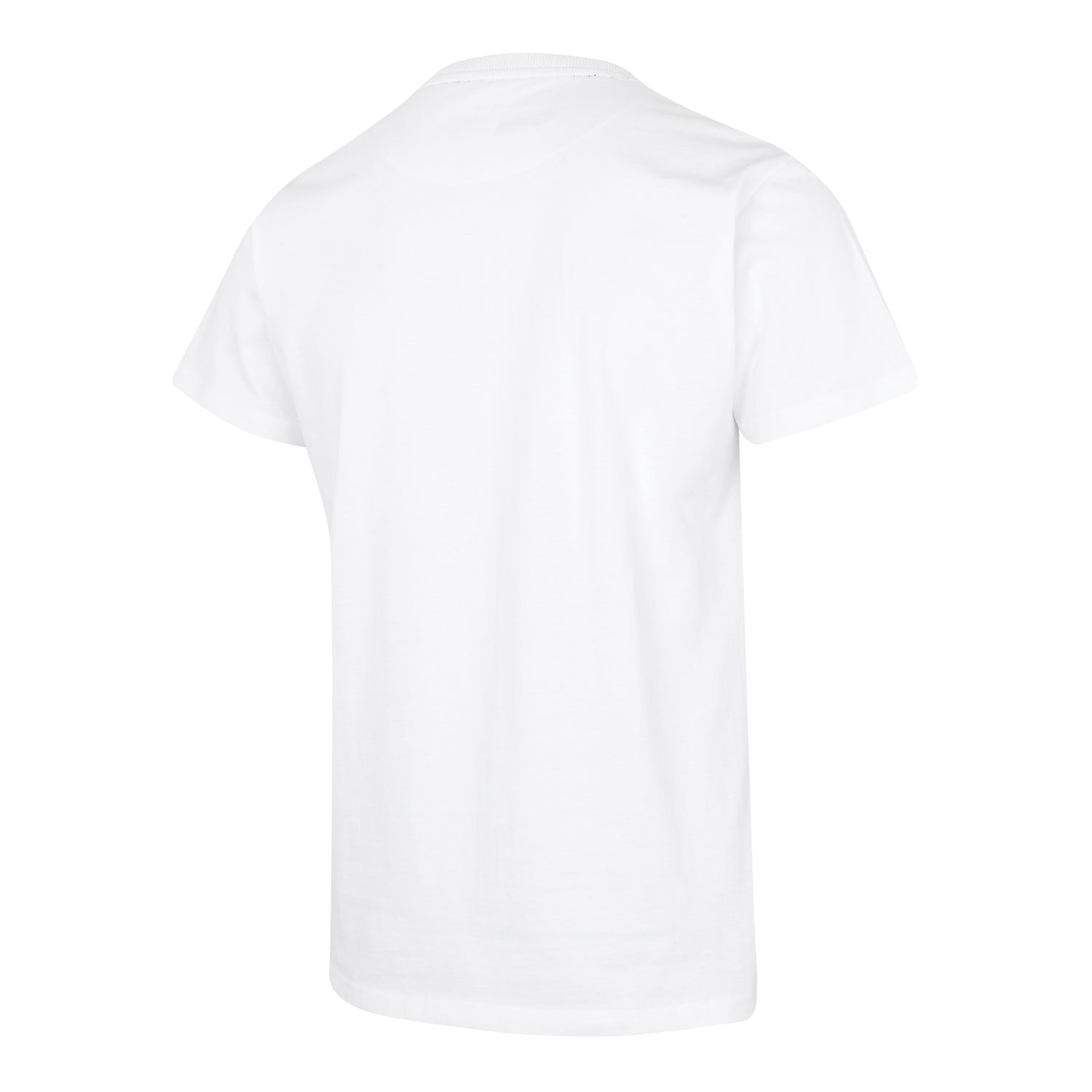 Mens Crest T-Shirt White/Lime