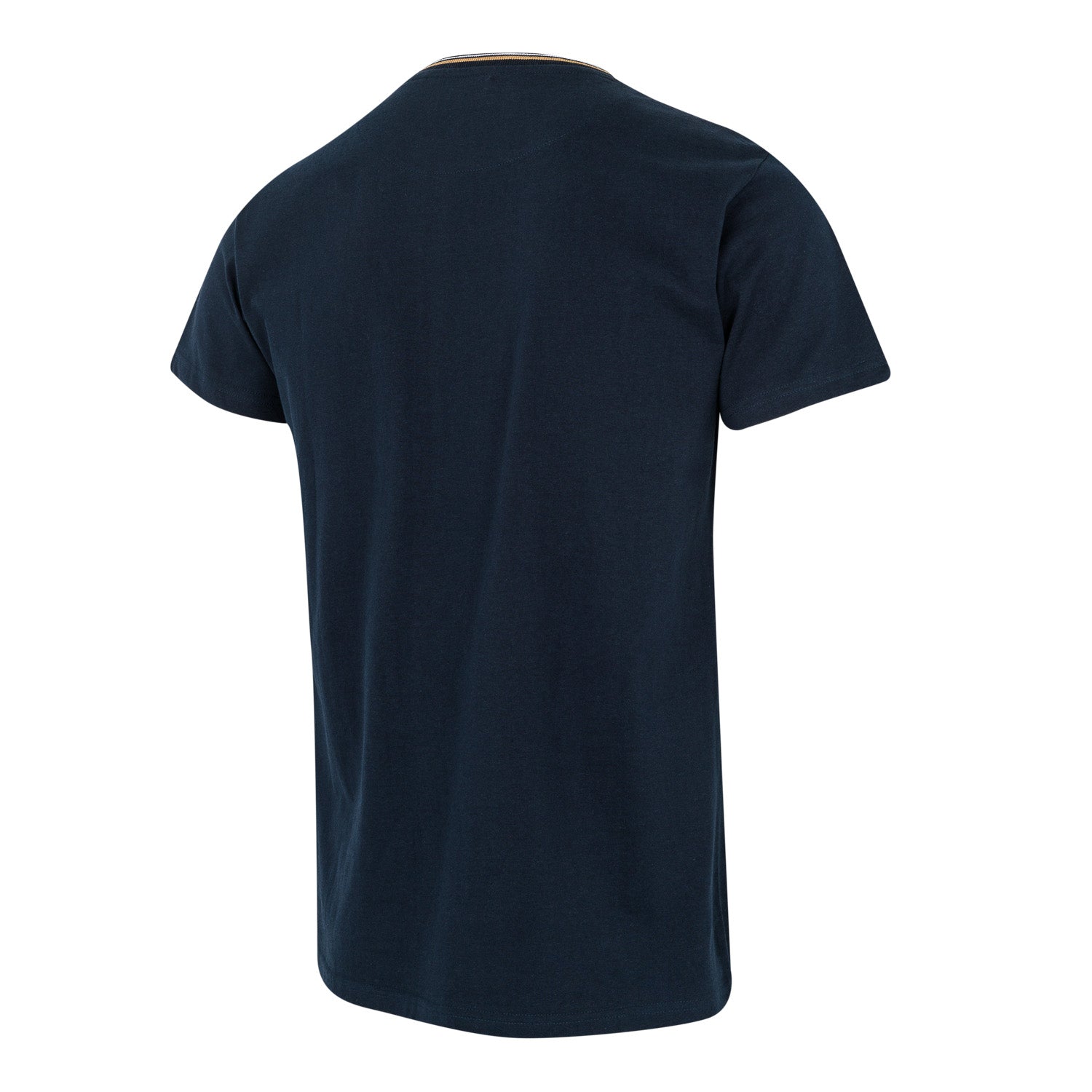 Mens Text T-Shirt Navy/Green