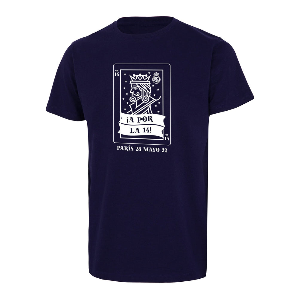 Mens A Por La 14 T-Shirt Navy