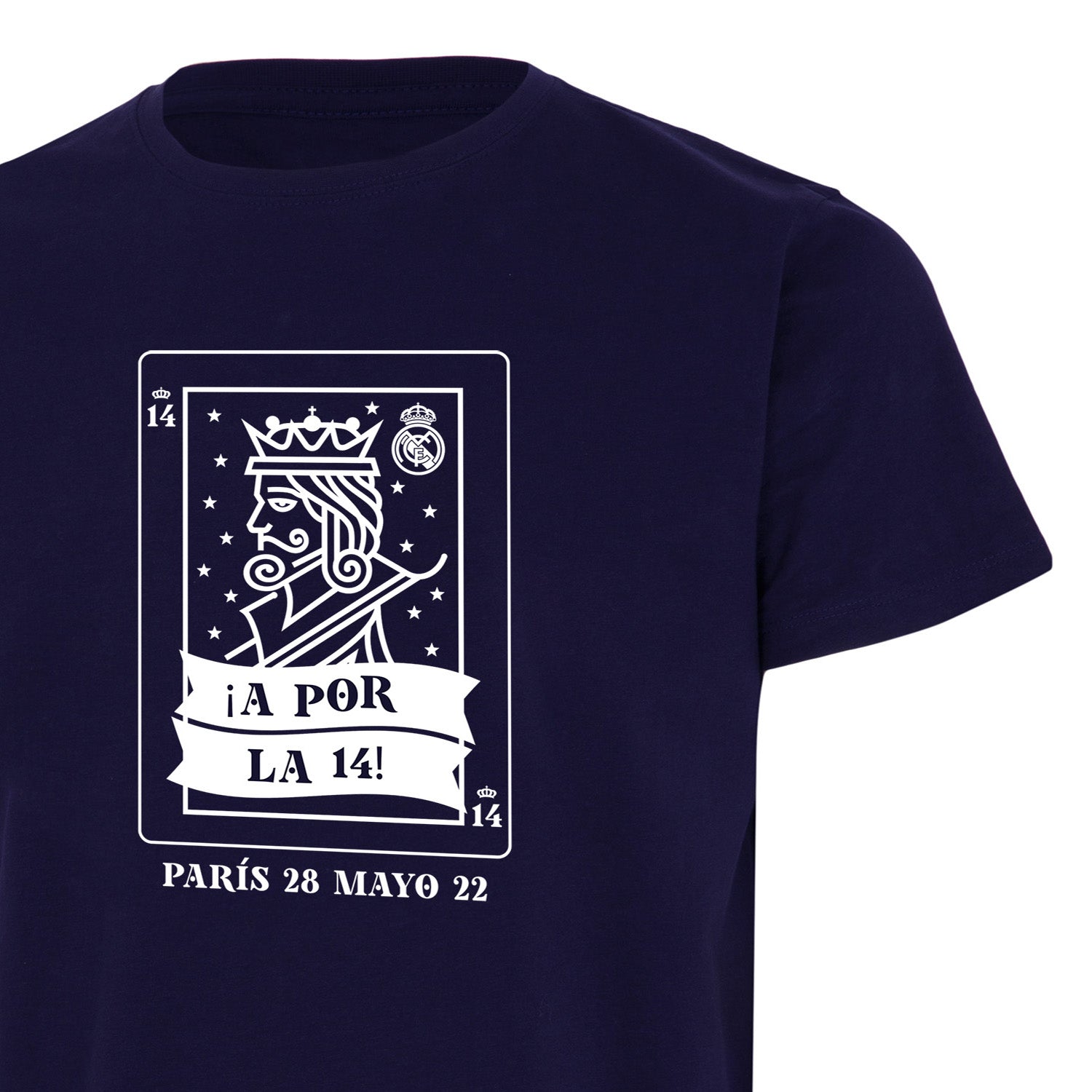 Mens A Por La 14 T-Shirt Navy