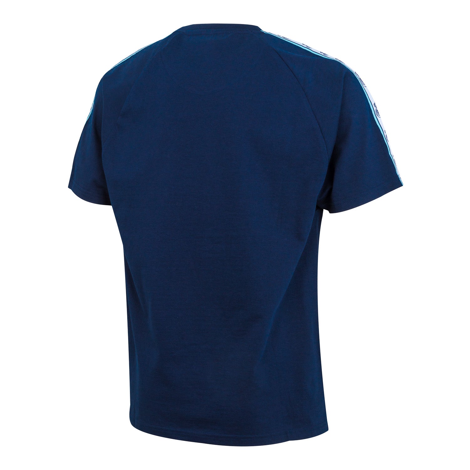 Madrid Sky Mens Tape Sleeve T-Shirt Navy