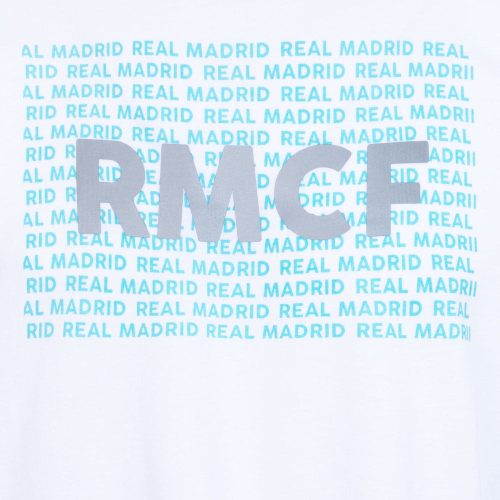 Bernabéu Neon Lights Mens RMCF Print T-Shirt White