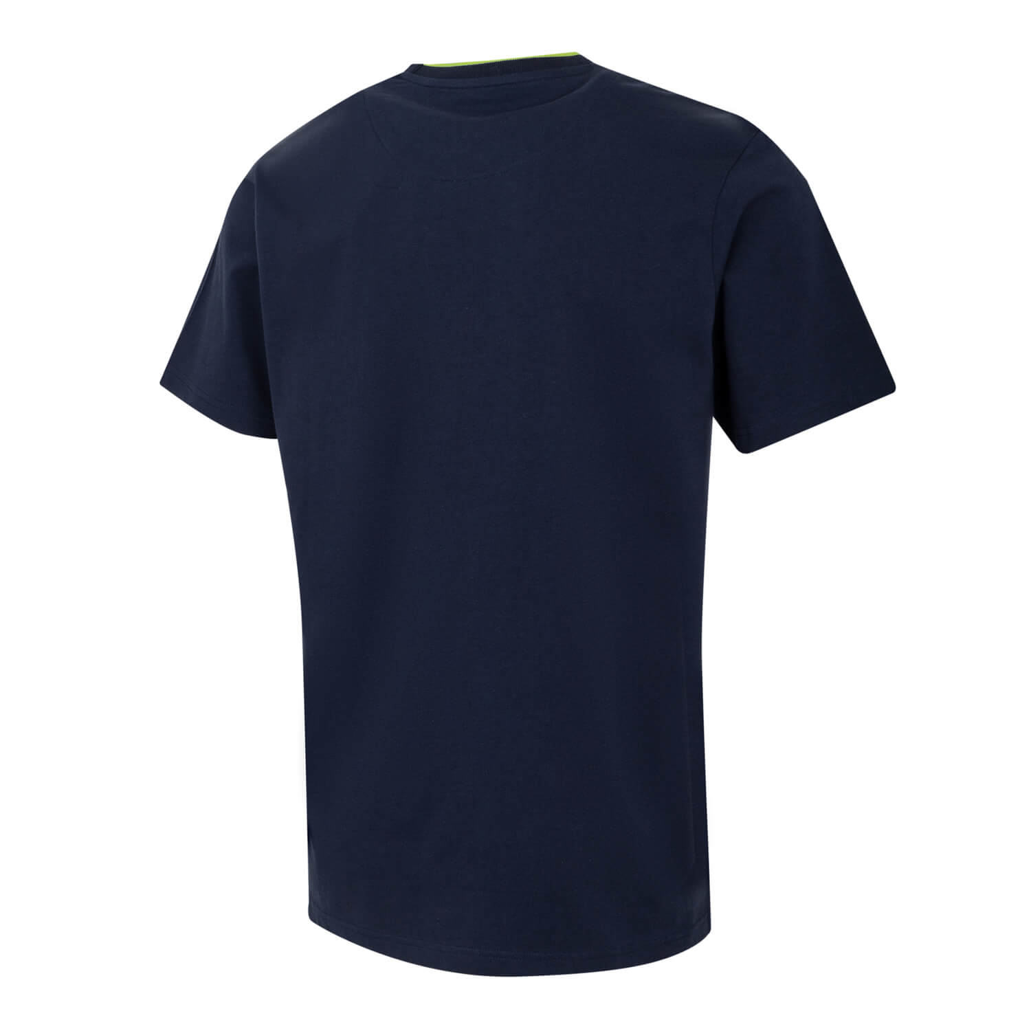 Bernabéu Neon Lights Mens RMCF Embroiry Logo T-Shirt Navy