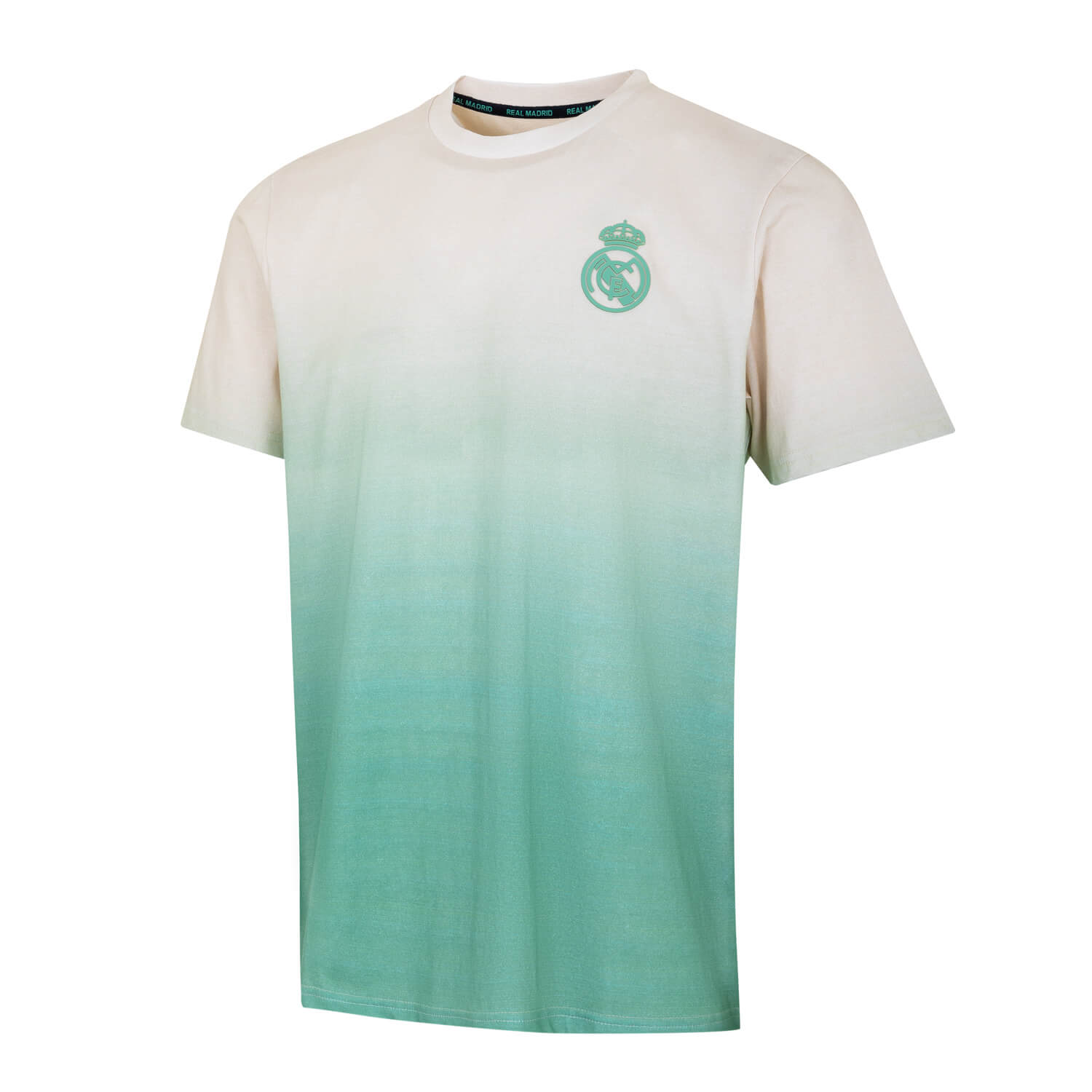 Sunset Festival Mens Ombre Print T-Shirt White