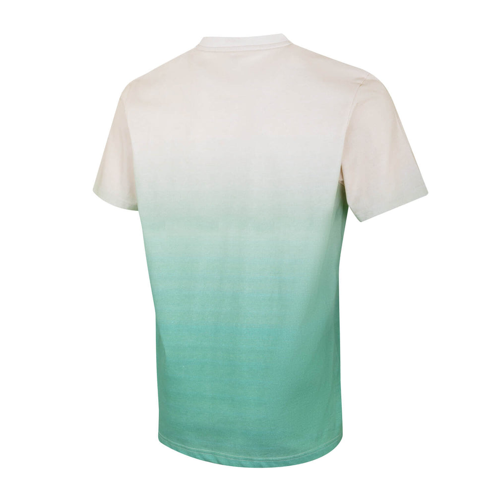 Sunset Festival Mens Ombre Print T-Shirt White