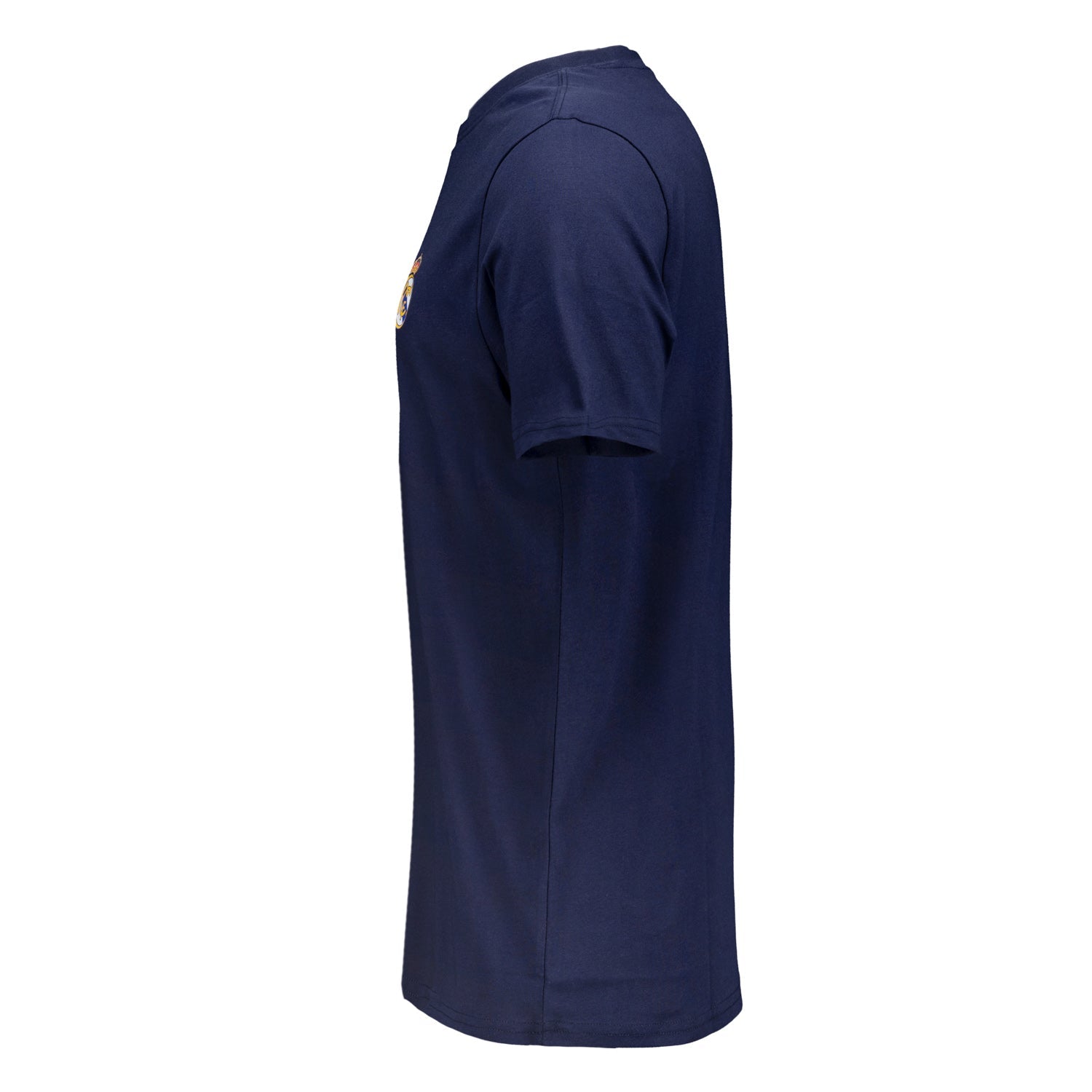 Mens ECO Essentials Real Madrid Color Crest T Shirt Navy