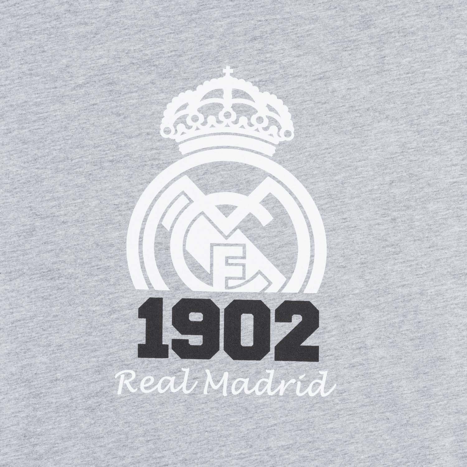 Mens Crest 1902 T-Shirt Grey – Official Real Madrid Store