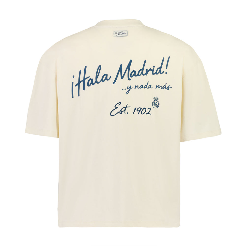 Mens Hala Madrid T-shirt Beige