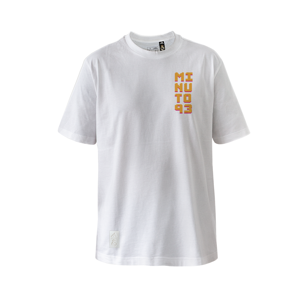 Mens adidas Game Minuto 93 T-Shirt White
