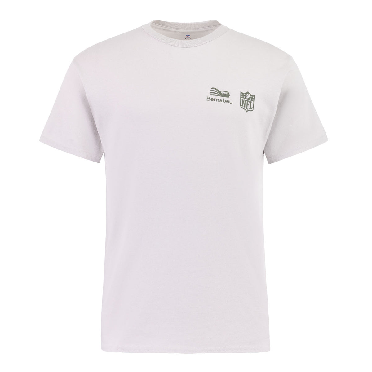 Mens Bernabéu x NFL 100% Cotton T-Shirt Beige