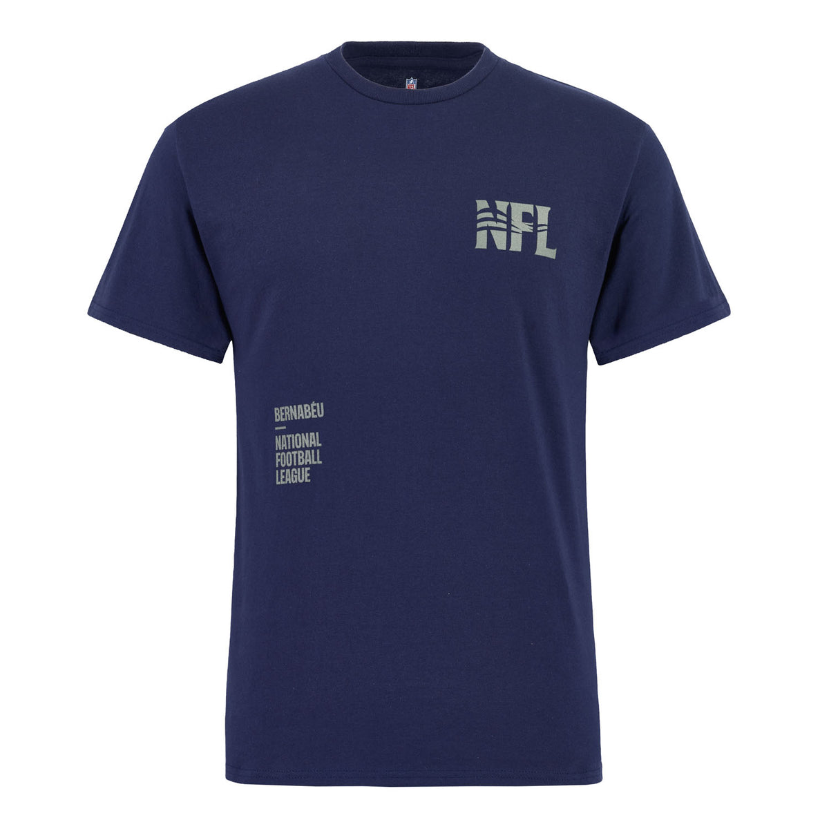 Mens Bernabéu x NFL 100% Cotton T-Shirt Navy