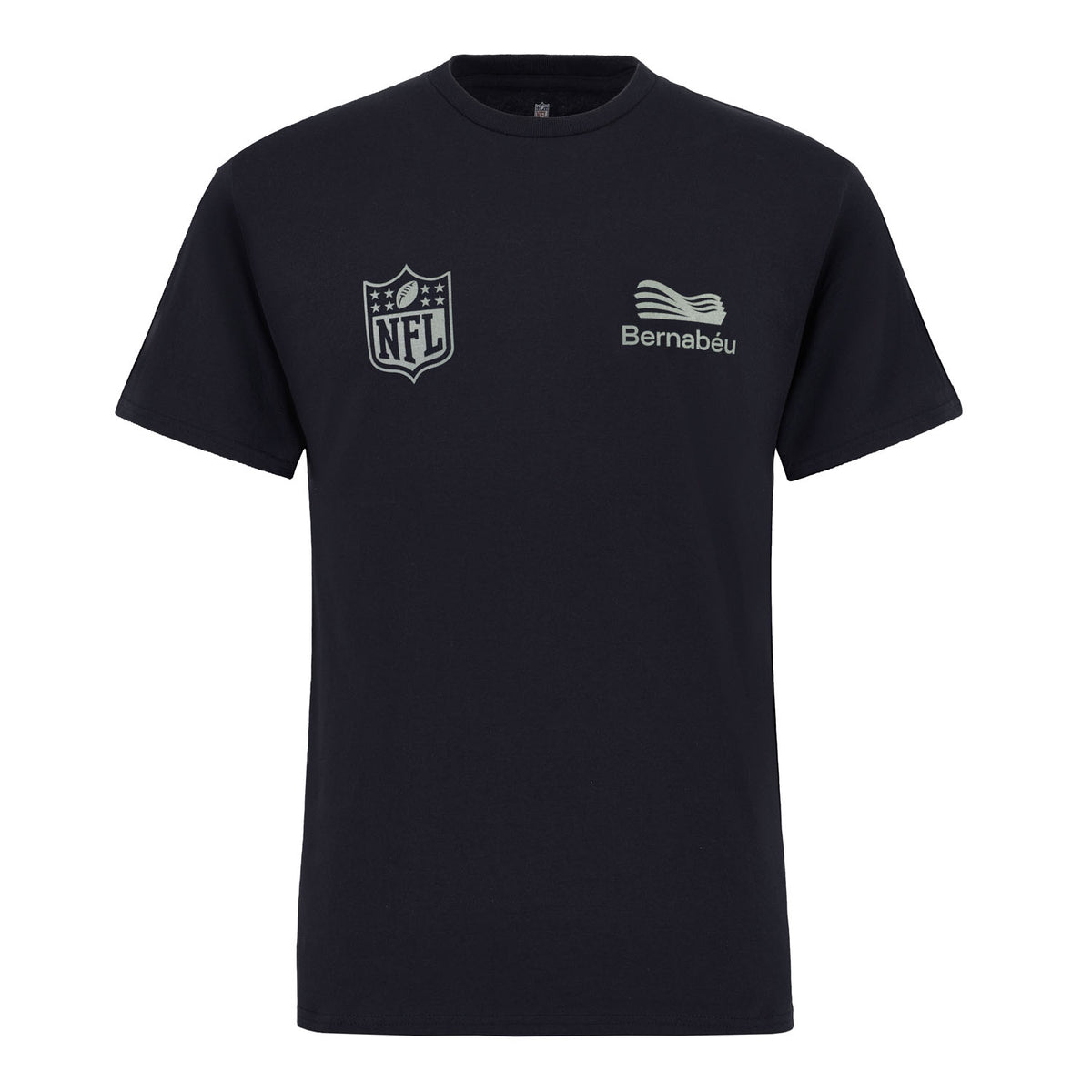 Mens Bernabéu x NFL 100% Cotton T-Shirt Black