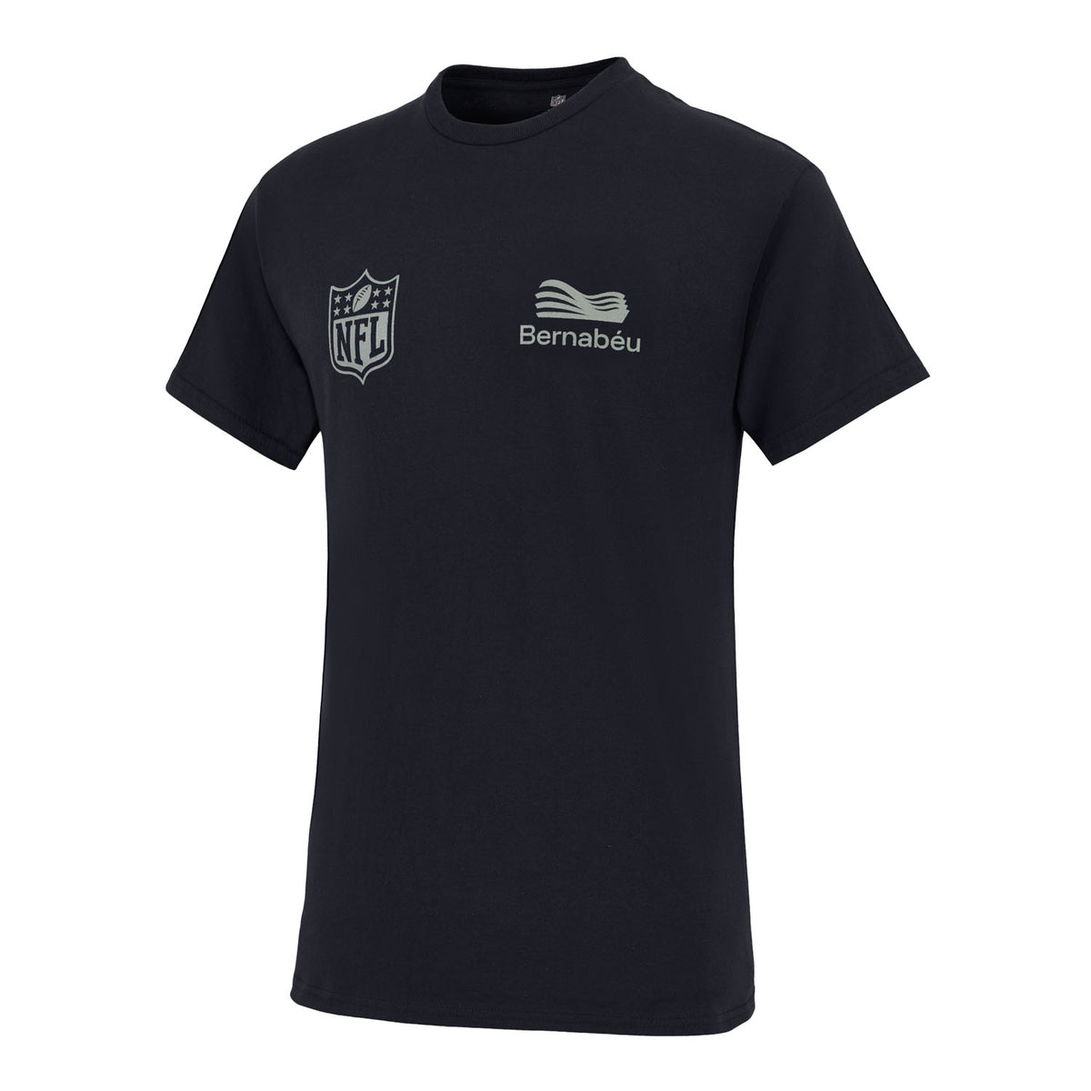 Mens Bernabéu x NFL 100% Cotton T-Shirt Black