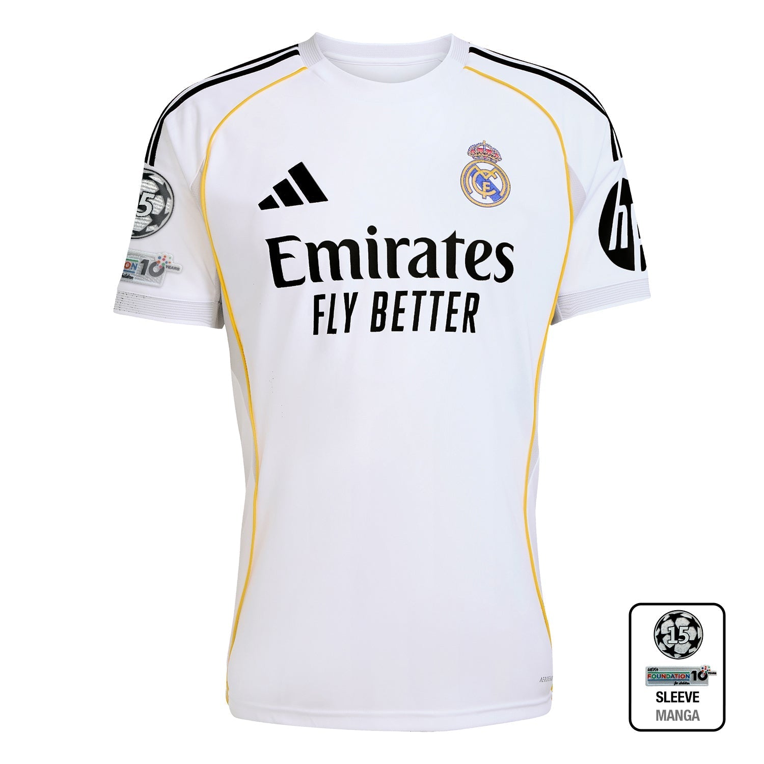 Mens Home Jersey 25/26 White – Official Real Madrid Store