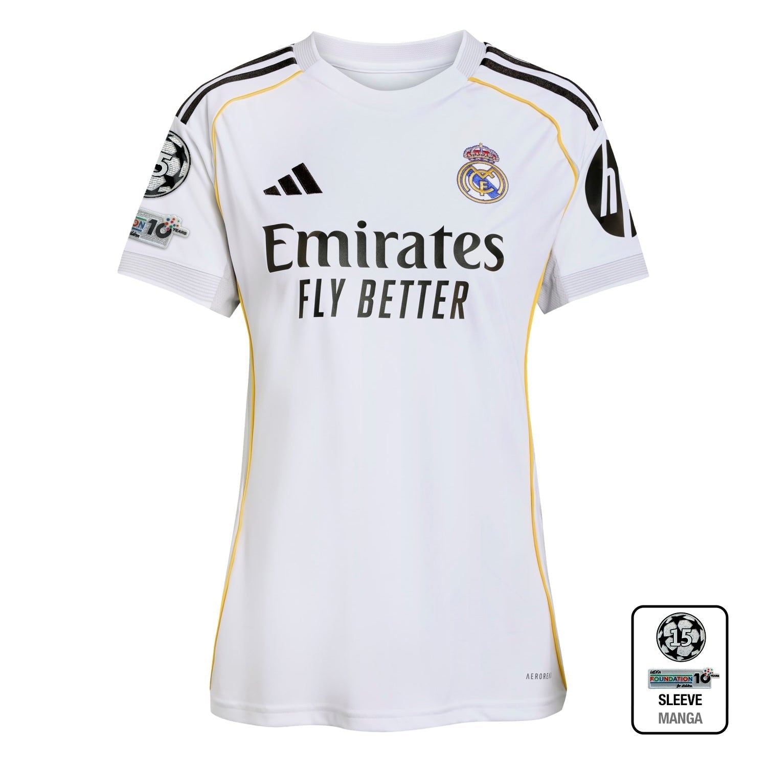 Womens Home Jersey 25/26 White – Official Real Madrid Store