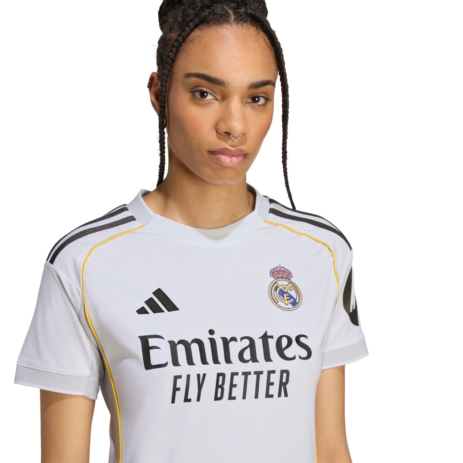 Womens Home Jersey 25/26 White – Official Real Madrid Store