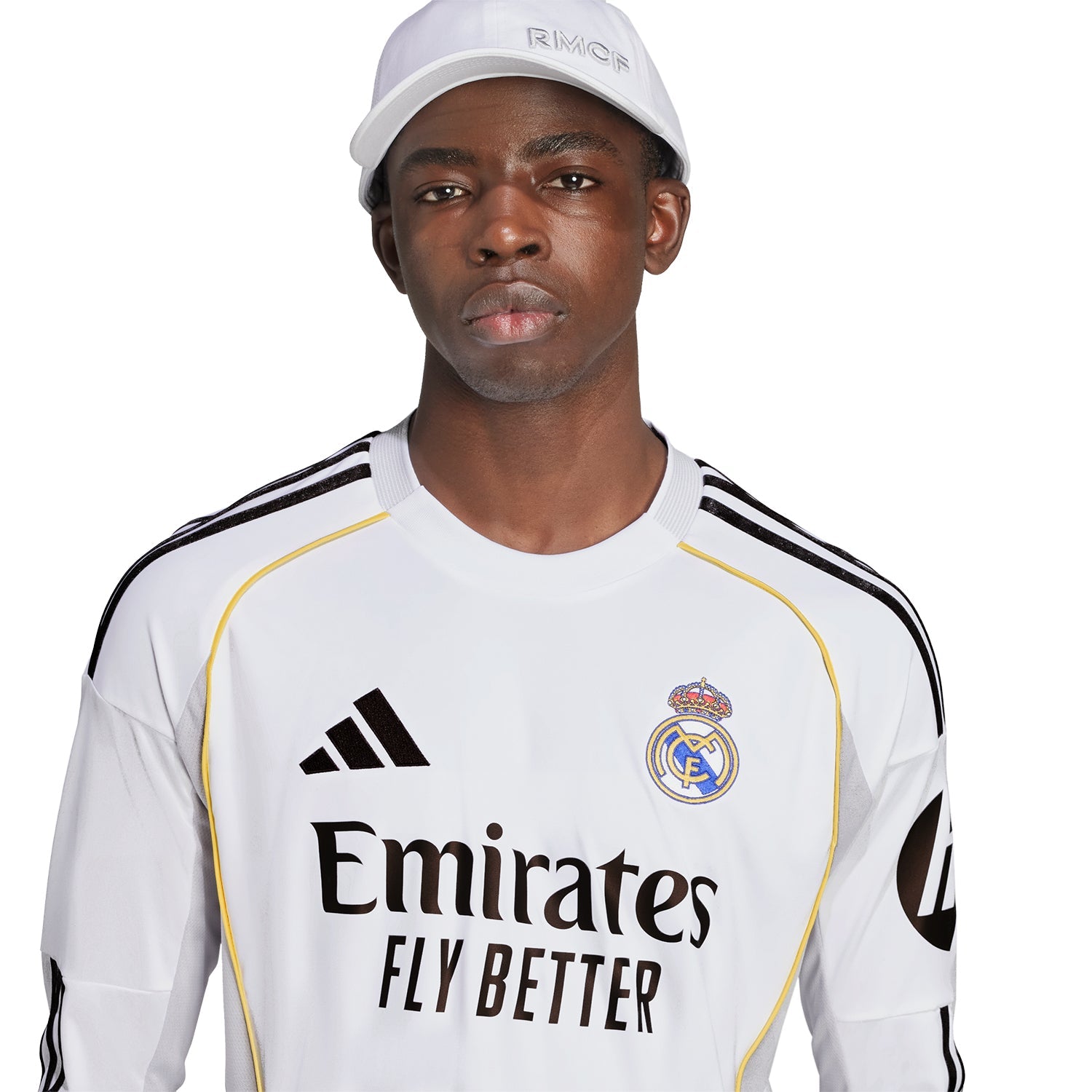 Mens Home Long Sleeve Shirt 25/26 White – Official Real Madrid Store