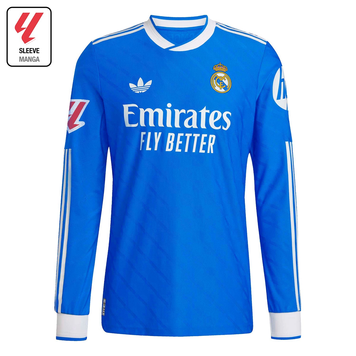 Mens Third Long Sleeve Shirt 25/26 Blue – Official Real Madrid Store