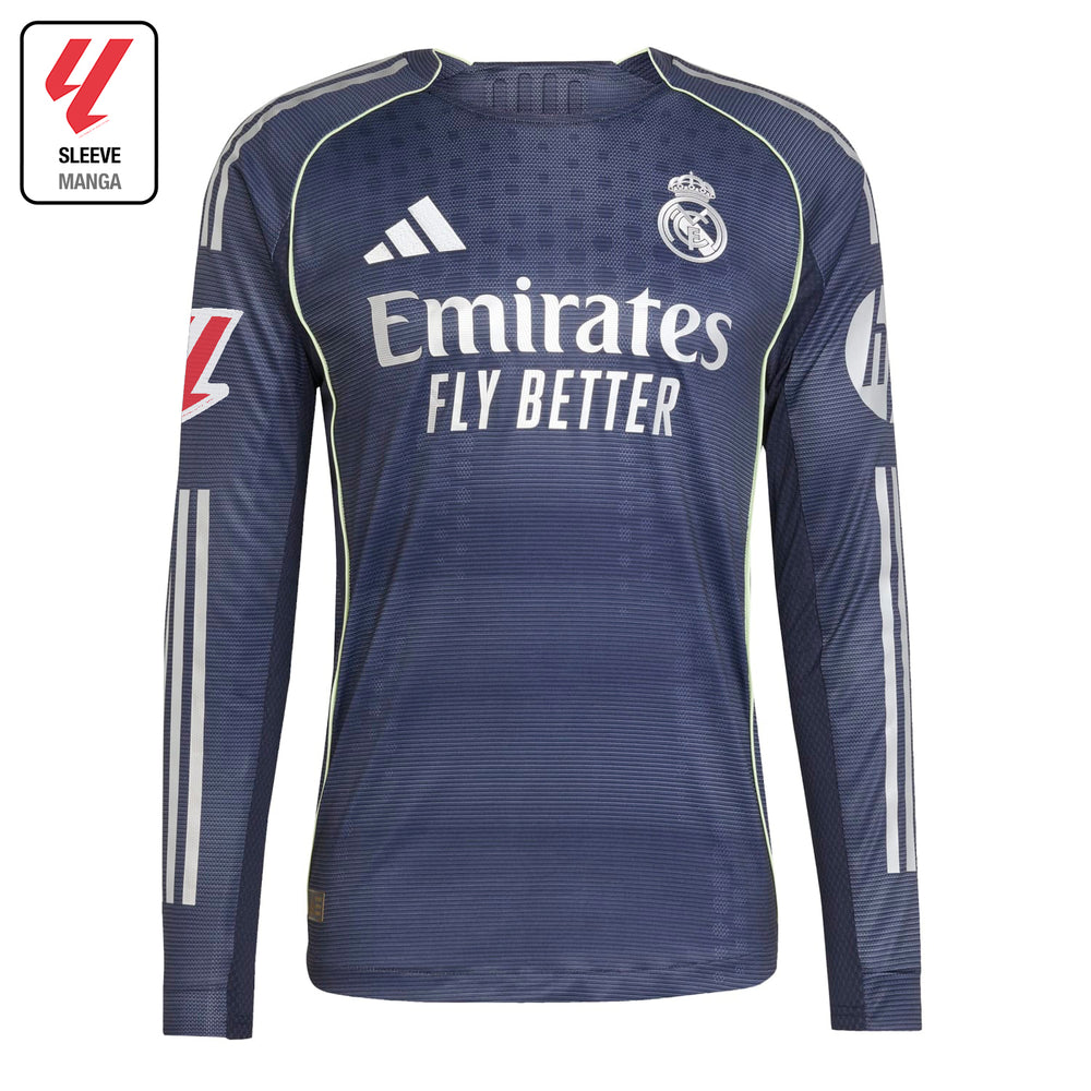Camiseta Authentic Manga Larga Hombre Segunda Equipación 25/26 Azul Marino