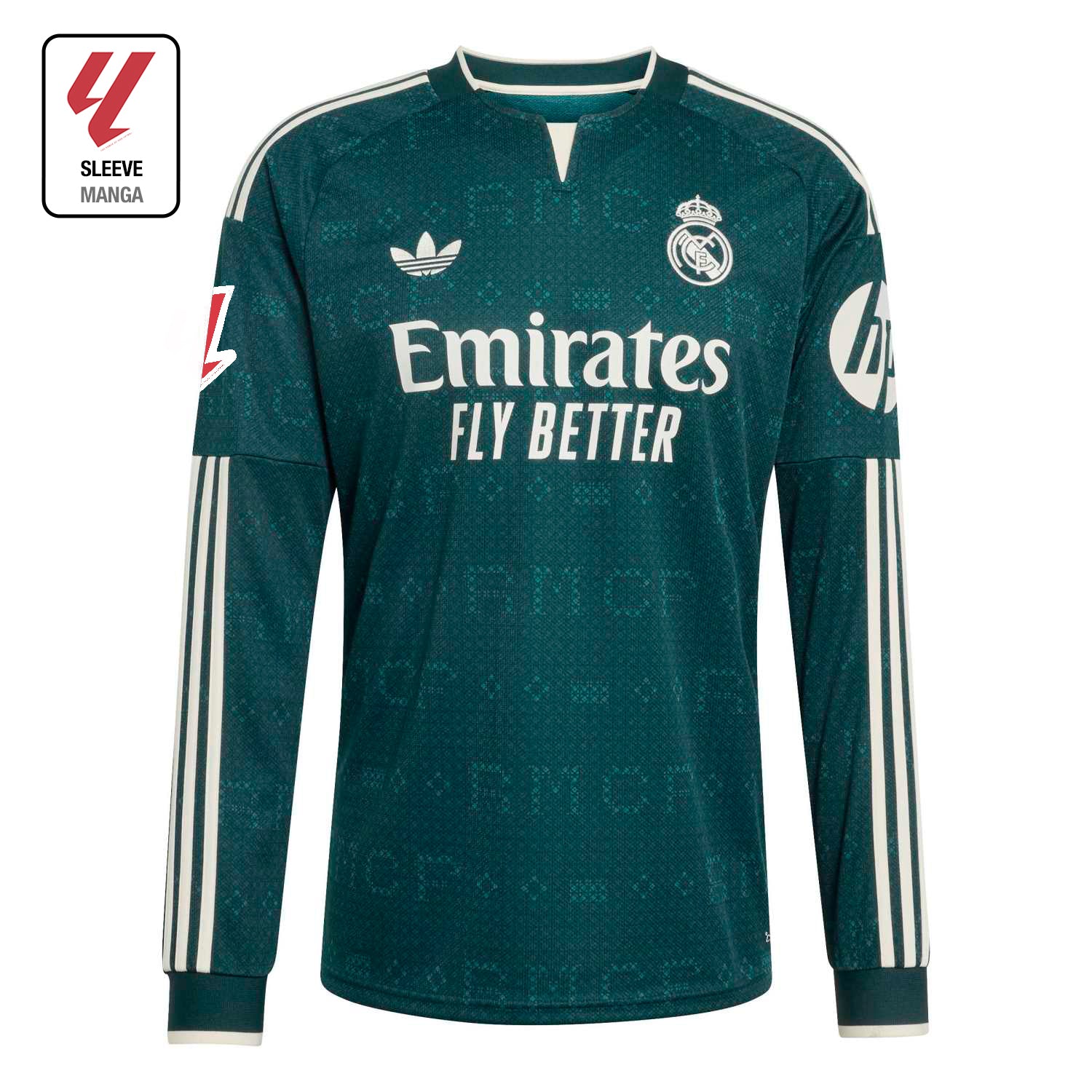  Real Madrid 長袖 アウェイユニフォーム　26/27 Mens Away Jersey Long Sleeve Green 26/27 – Official Real Madrid Store