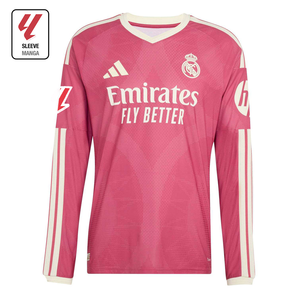 Mens Third Authentic Jersey Long Sleeve Pink 26/27