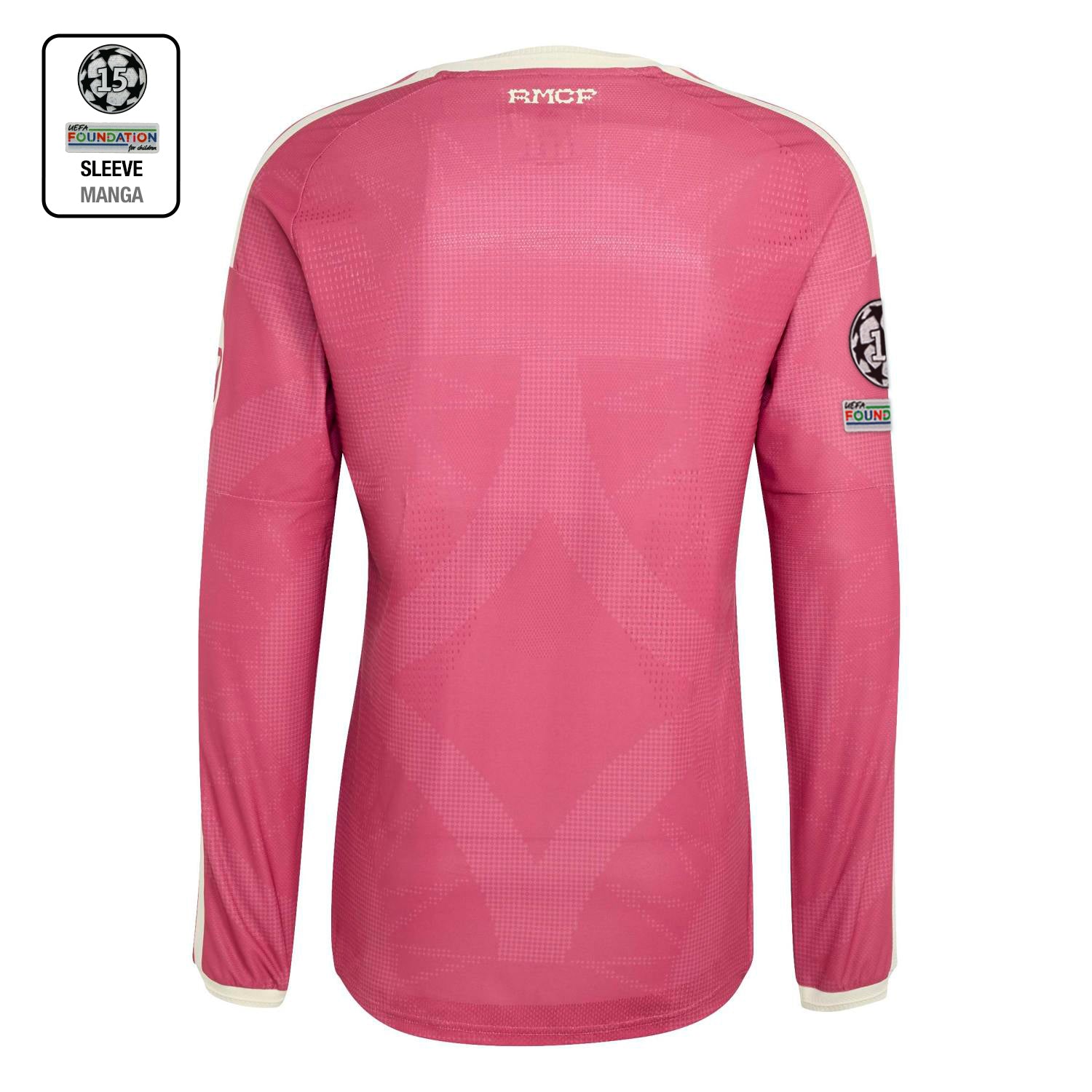 Mens Third Authentic Jersey Long Sleeve Pink 26/27