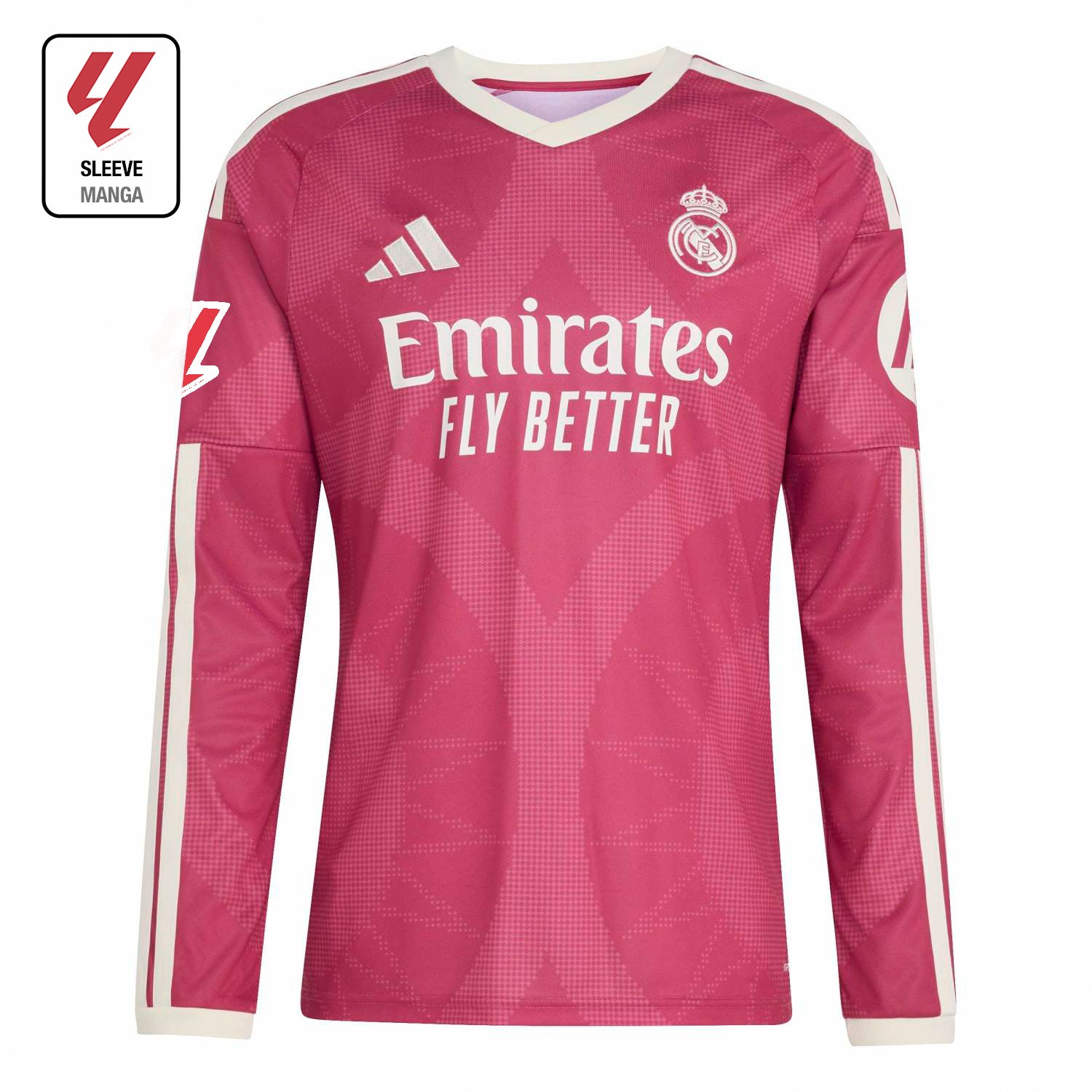Mens Third Jersey Long Sleeve Pink 26/27