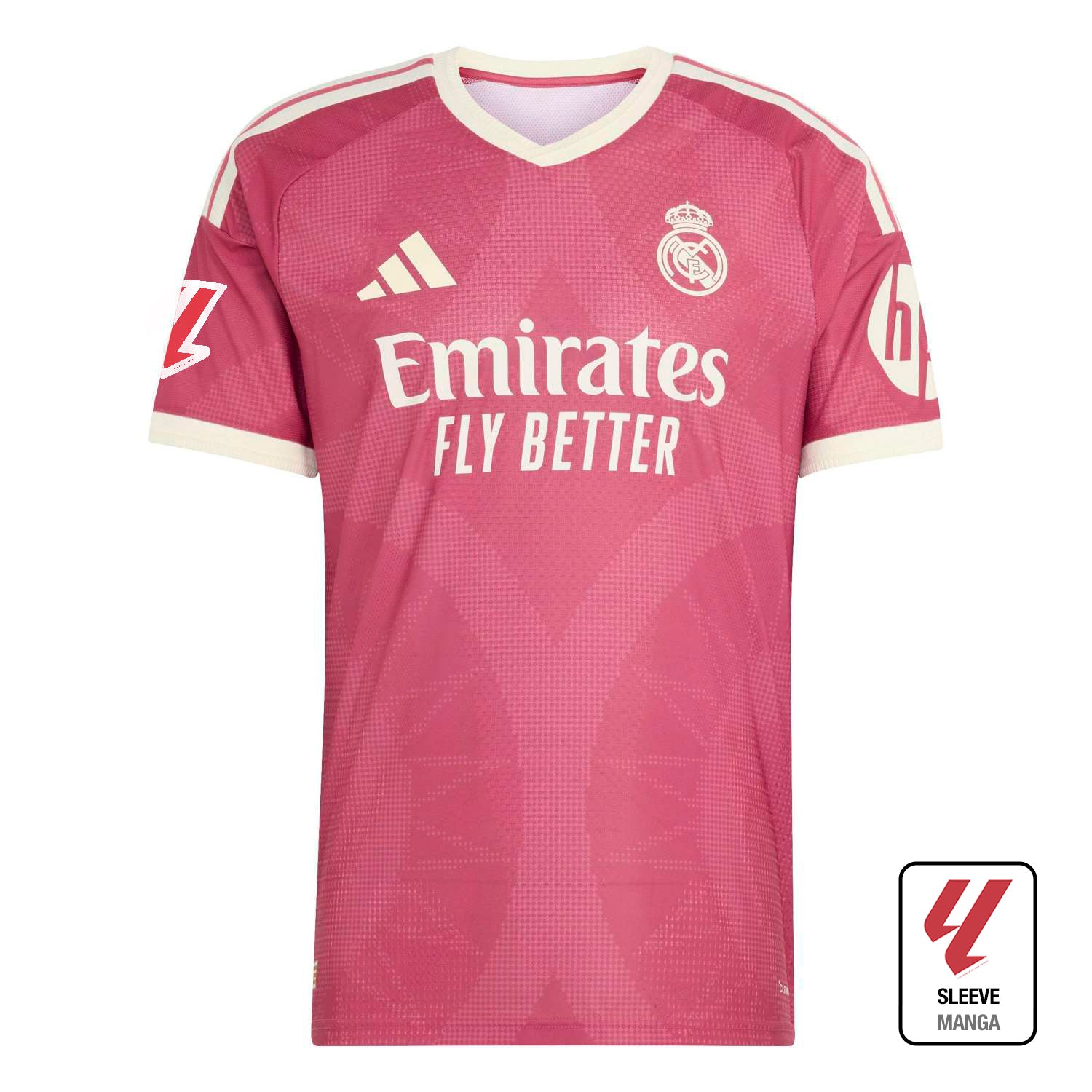 Camiseta Authentic Hombre Tercera Equipación Rosa 26/27