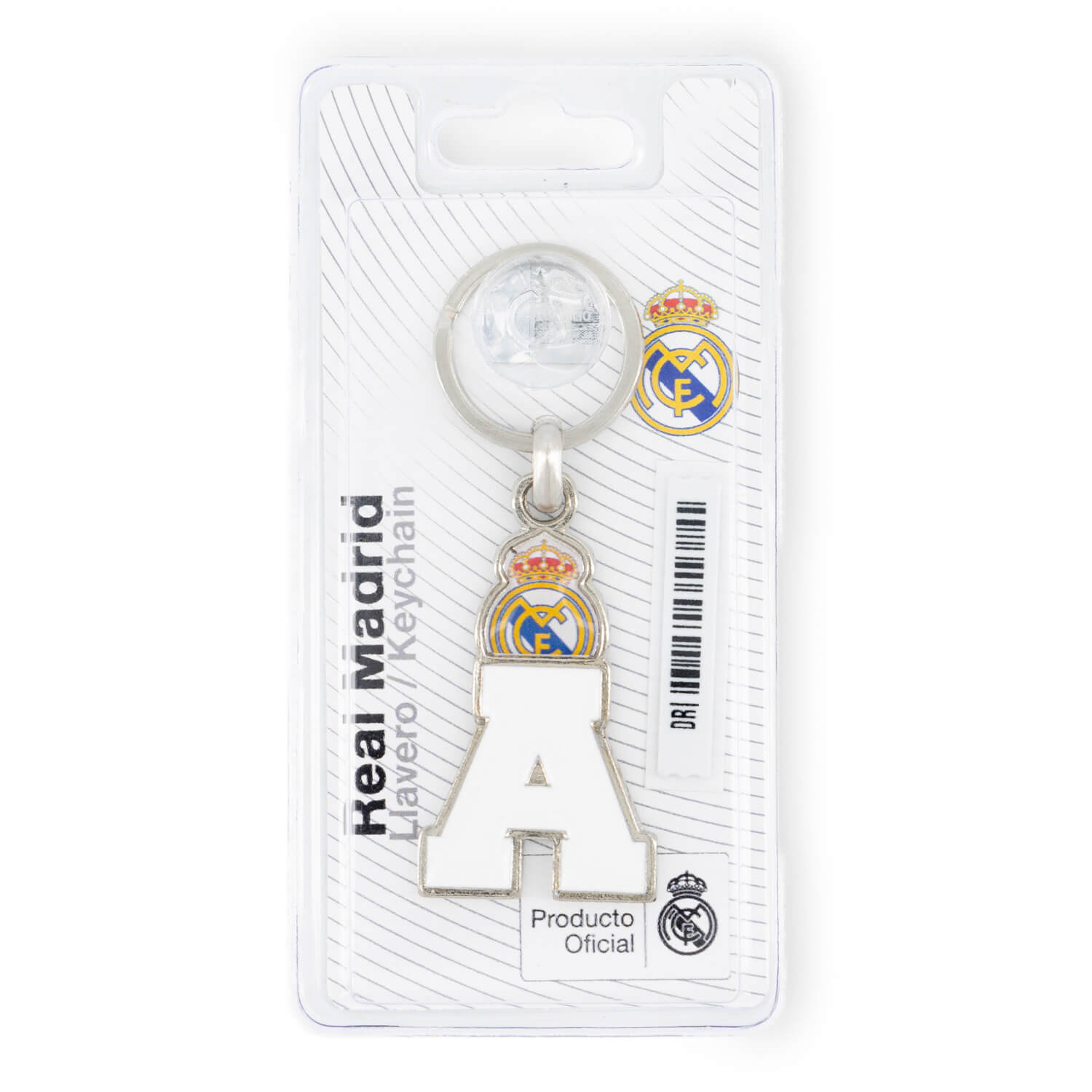 Llavero Real Madrid con Letra - A