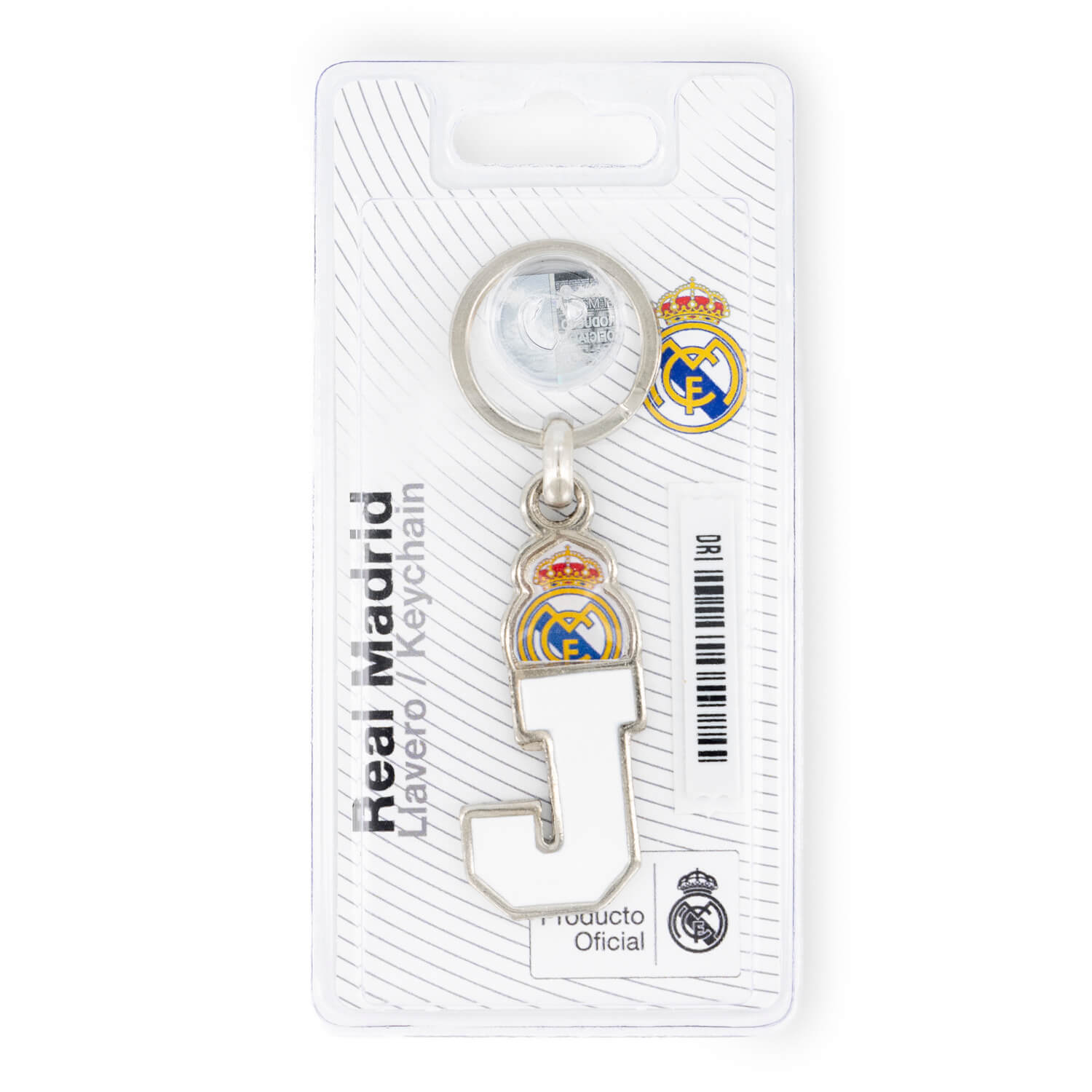 Real Madrid Letter Keychain - J